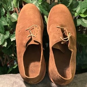 Allen Edmonds Men’s Boon Saddle Suede Plain Toe Men’s Shoe in  9D